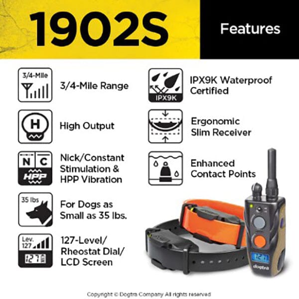 DOGTRA - 1902S Remote Trainer in , durable for dogs