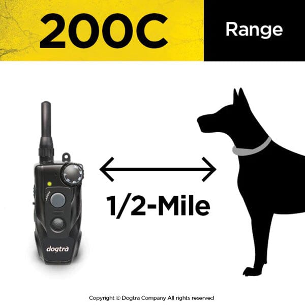 DOGTRA - 200C Intuitive Compact Remote Trainer in , durable for dogs