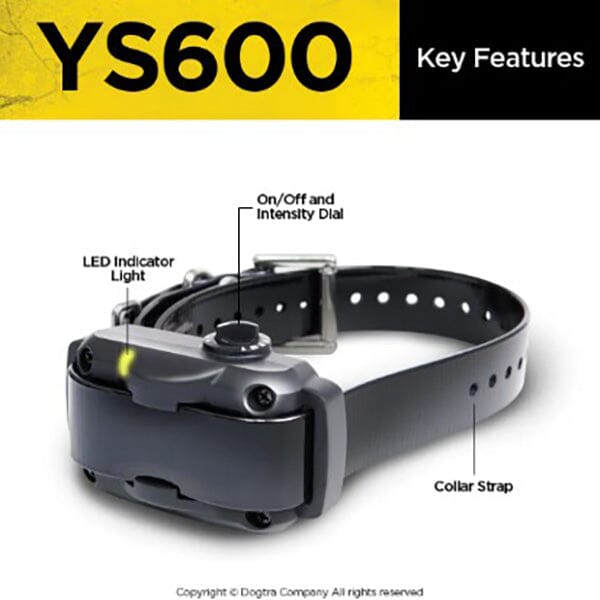 DOGTRA - YS600 No Bark Collar in , durable for dogs