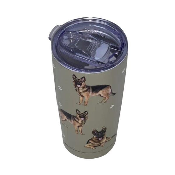 E&S - German Shepherd SERENGETI Tumbler 20oz in , durable tumbler for dogs