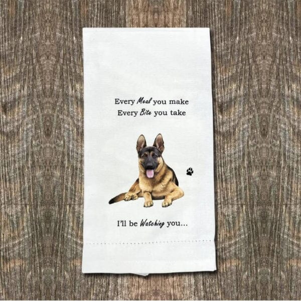 E&S Pets - German Shepherd Kitchen Towel in , durable for dogs