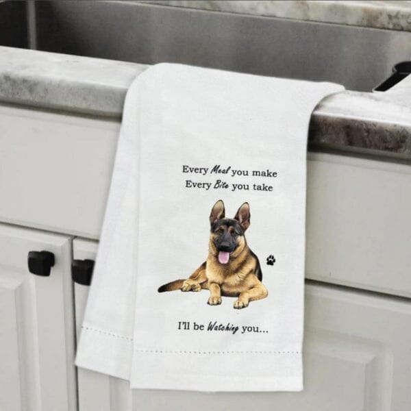 E&S Pets - German Shepherd Kitchen Towel in , durable for dogs