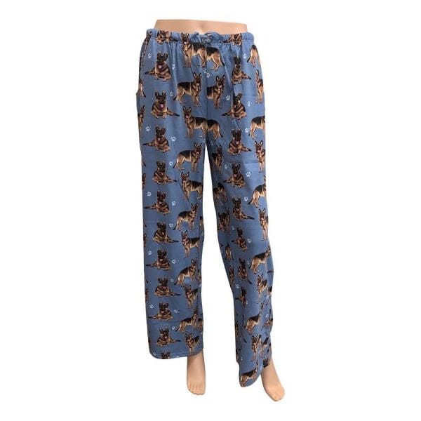 E&S Pets - Unisex German Shepherd Pajama Pants in S, durable for dogs