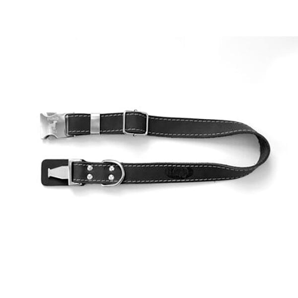 EURO DOG - Genuine Leather Modern Quick Release Dog Collar in , durable for dogs