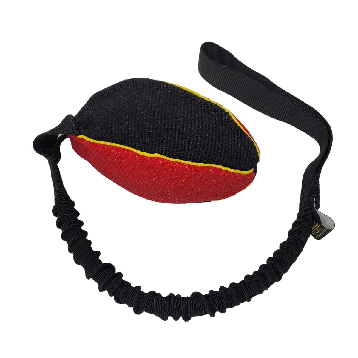 FOR DOG TRAINERS - French Linen Dog Toy With Bungee Handle in Medium, durable for dogs