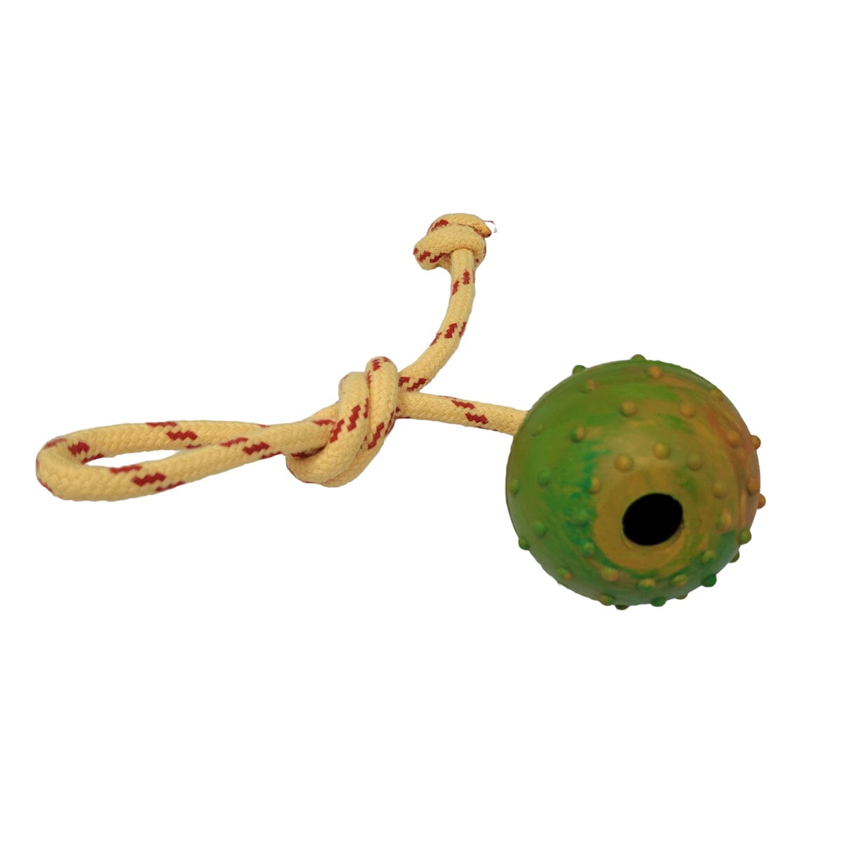 FOR DOG TRAINERS - Hollow Rubber Dog Ball on String in , durable Pet Training Aids for dogs