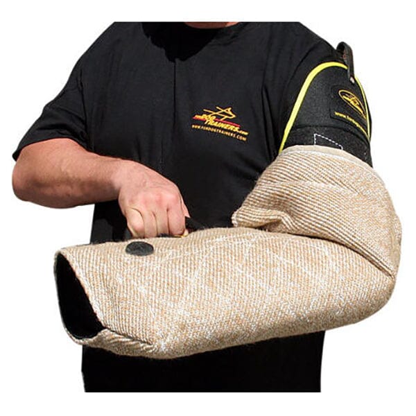 FOR DOG TRAINERS - Intermediate Jute Dog Training Sleeve For Dog Trainers 