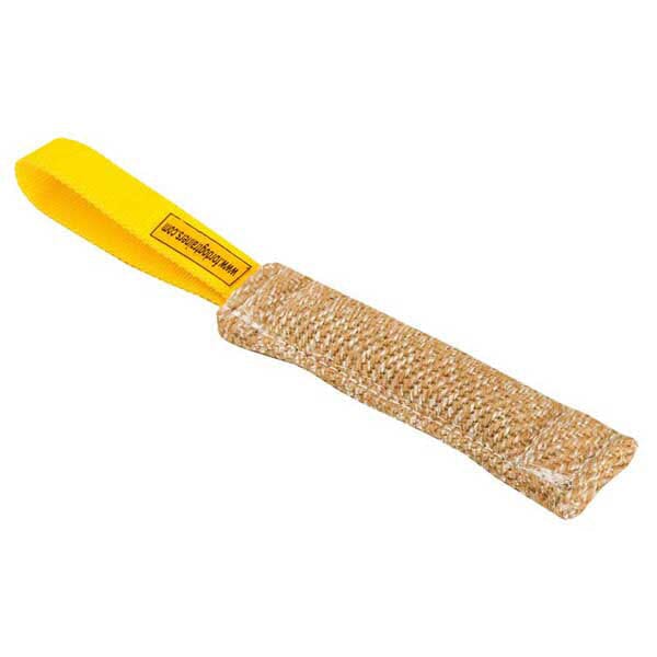 FOR DOG TRAINERS - Jute Bite Tug With Loop Handle in , durable for dogs