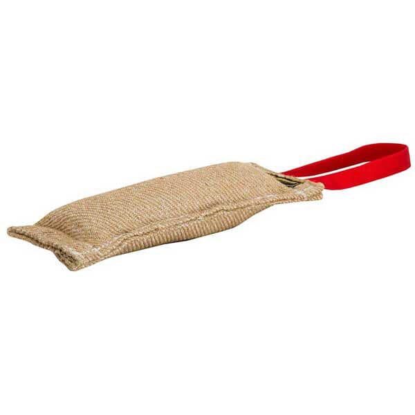 FOR DOG TRAINERS - Jute Bite Tug With One Handle 12" x 2" For Dog Trainers 