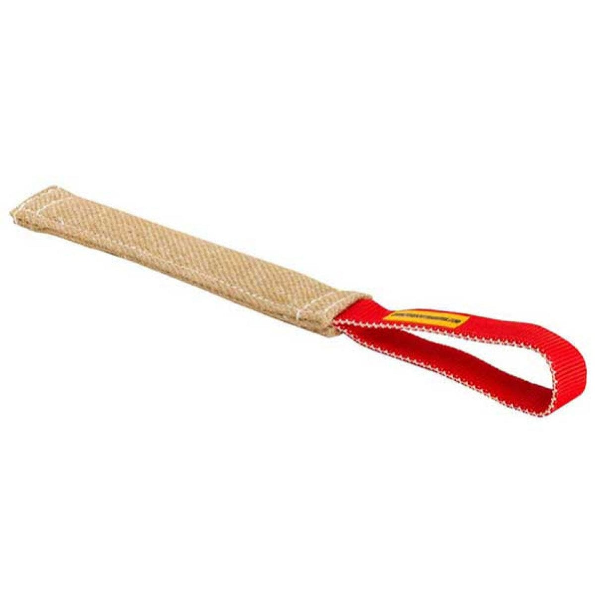 FOR DOG TRAINERS - Jute Pocket Toy with Loop Handle in , durable for dogs