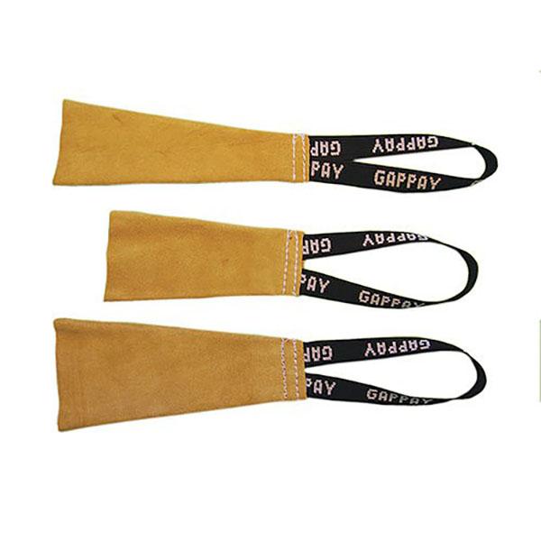 GAPPAY - Bite Leather Rag With Handle in , durable Pet Training Aids for dogs