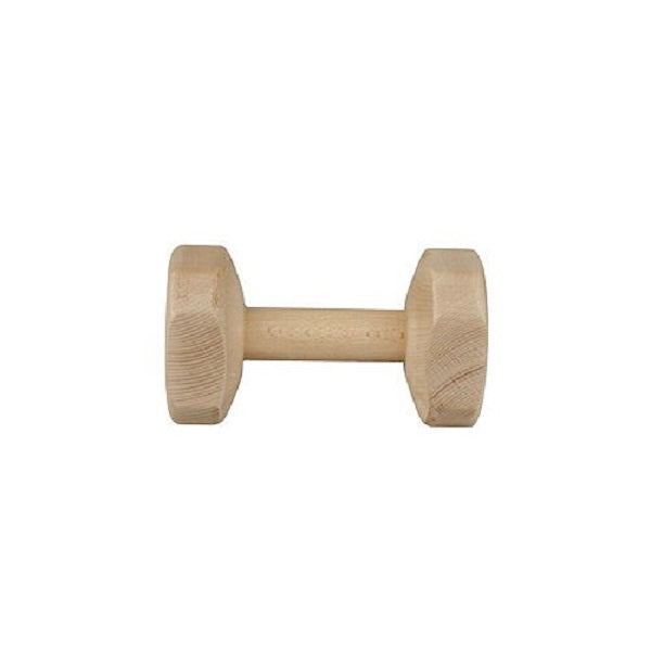 GAPPAY - IPO 2 Wooden Dumbbell 1kg in , durable Pet Training Aids for dogs
