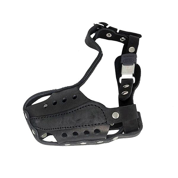 GAPPAY - Leather Bump Muzzle with Steel Rail & Steel Clasp Gappay Malinois 