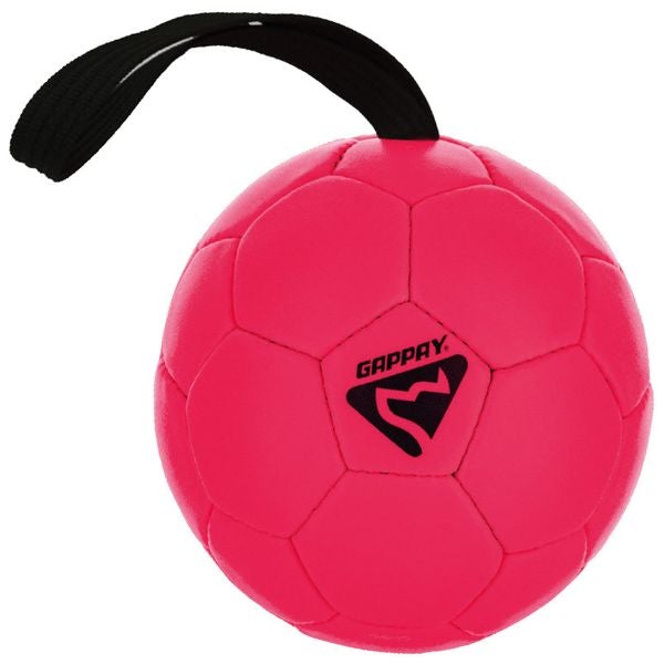 GAPPAY - Leather Soccer Ball Tug Toy - Large in , durable Dog Toys for dogs
