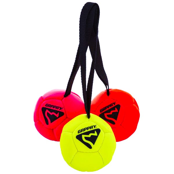 GAPPAY - Leather Soccer Ball Tug Toy With Squeaker - Small in , durable Dog Toys for dogs