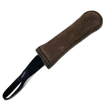 GAPPAY - Leather Tug With One Handle in 3-inch, durable Pet Training Aids for dogs