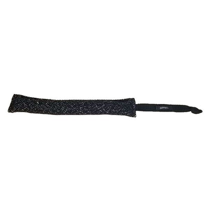 GAPPAY - Stitched Nylcot Tug W/ Strap in Black, durable Pet Training Aids for dogs