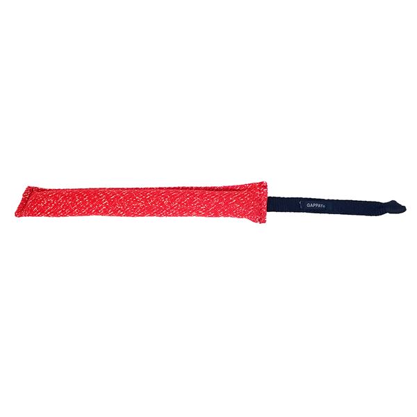 GAPPAY - Stitched Nylcot Tug W/ Strap in Red, durable Pet Training Aids for dogs