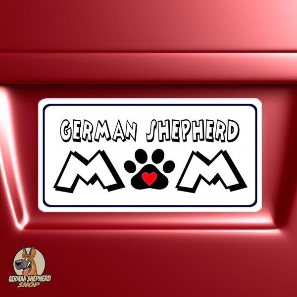 German Shepherd Mom License Plate License Plate Frames German Shepherd Shop 