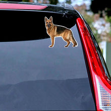 German Shepherd Standing - Sticker in , durable Vehicle Decals for dogs