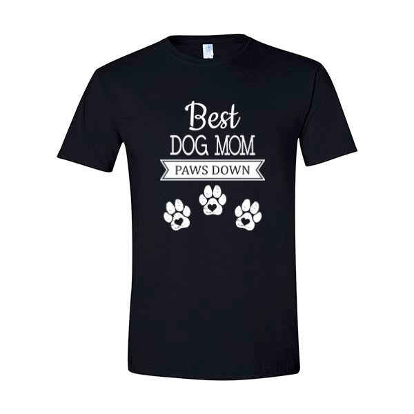 GSS - Best Dog Mom T-Shirts & Hoodie Shirts & Tops German Shepherd Shop Gildan Men's Crewneck Black S