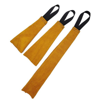 GSS - Bite Leather Rag With Handle in , durable for dogs