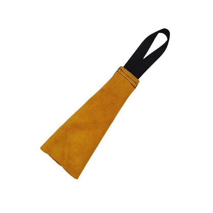 GSS - Bite Leather Rag With Handle in Small, durable for dogs