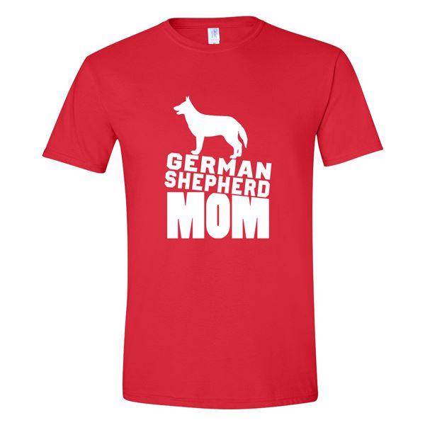 GSS - German Shepherd Mom T-Shirts & Hoodie German Shepherd Shop Gildan Men's Crewneck Red S