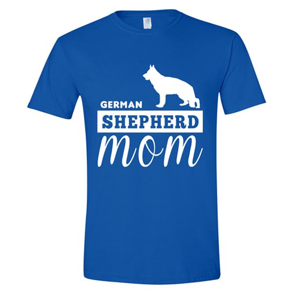 GSS - German Shepherd Mom T-Shirts & Hoodie German Shepherd Shop Gildan Men's Crewneck Royal Blue S