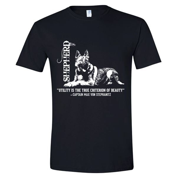 GSS - German Shepherd Utility T-Shirts & Hoodie German Shepherd Shop Gildan Men's Crewneck Black S