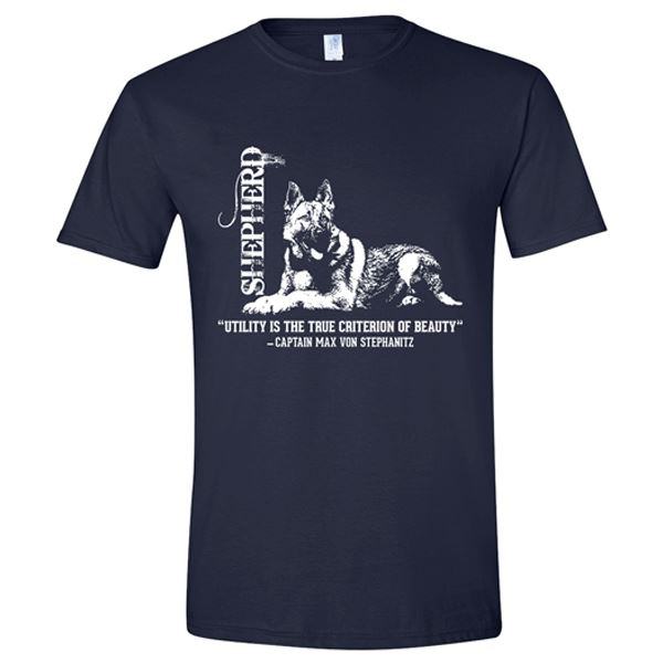 GSS - German Shepherd Utility T-Shirts & Hoodie German Shepherd Shop Gildan Men's Crewneck Navy Blue S