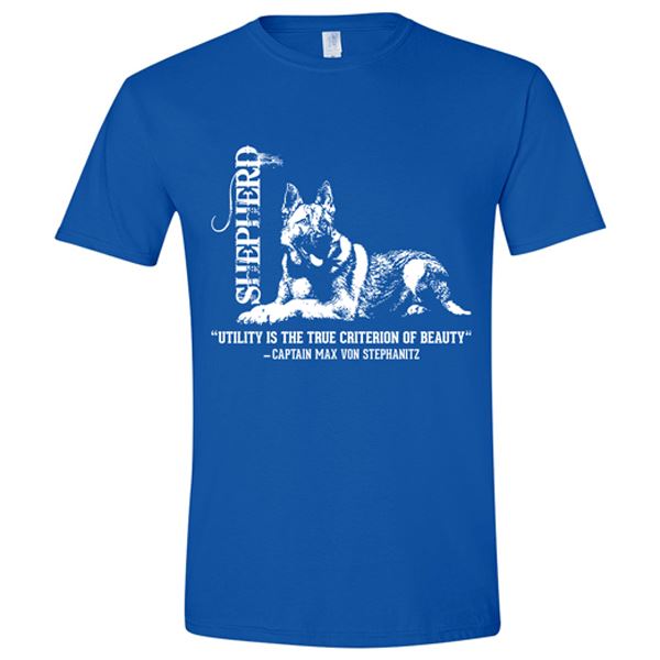 GSS - German Shepherd Utility T-Shirts & Hoodie German Shepherd Shop Gildan Men's Crewneck Royal Blue S