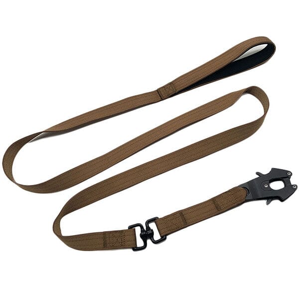 GSS - Heavy Duty Tactical Dog Leash Pet Leashes German Shepherd Shop Khaki 