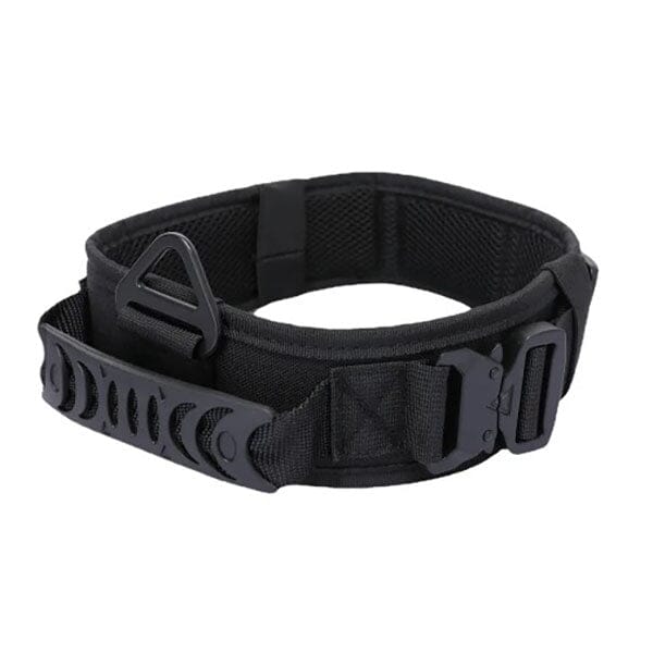 GSS - Tactical K-9 Dog Collar 2.5" Thick German Shepherd Shop Black 