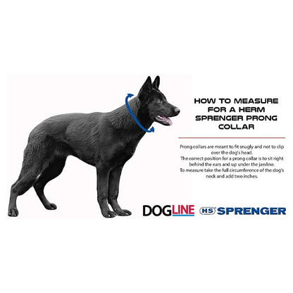HERM SPRENGER - Black Stainless Steel ULTRA-PLUS Training Collar with Center-Plate and ClicLock Quick-Release Buckle in , durable Pet Collars & Harnesses for dogs