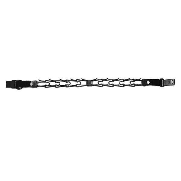 HERM SPRENGER - Black Stainless Steel ULTRA-PLUS Training Collar with Center-Plate and ClicLock Quick-Release Buckle in , durable Pet Collars & Harnesses for dogs