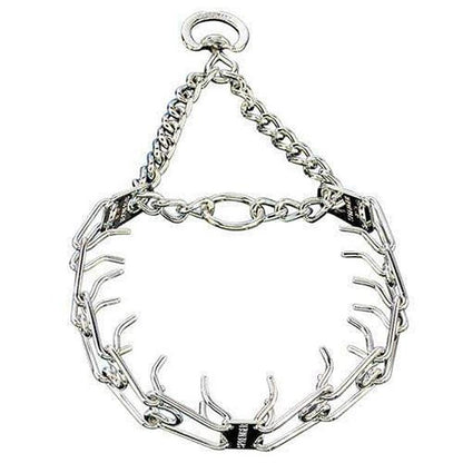 HERM SPRENGER - Chrome ULTRA-PLUS Training Collar with Center-Plate and Assembly Chain in , durable Pet Collars & Harnesses for dogs
