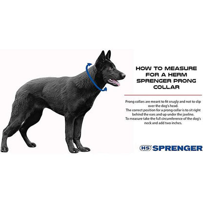 HERM SPRENGER - Chrome ULTRA-PLUS Training Collar with Center-Plate and Assembly Chain in , durable Pet Collars & Harnesses for dogs