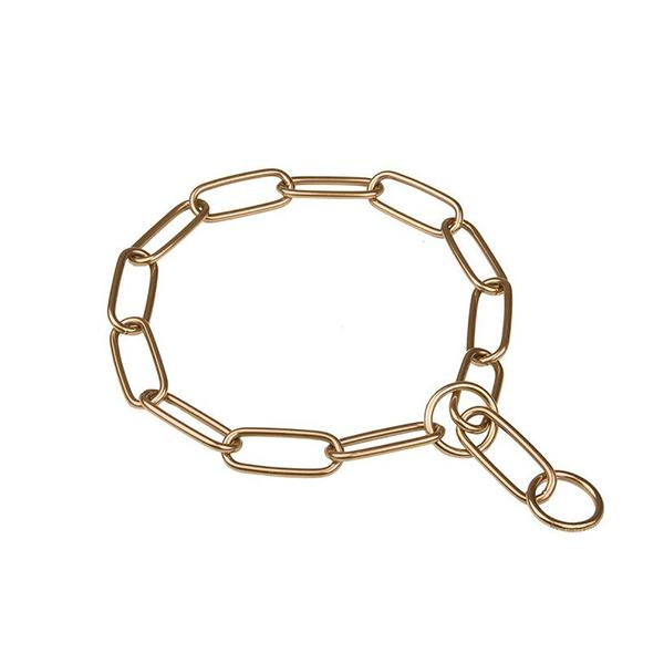 HERM SPRENGER - Curogan Long Link Fur Saver 4mm in 21-in x 4mm, durable Pet Collars & Harnesses for dogs