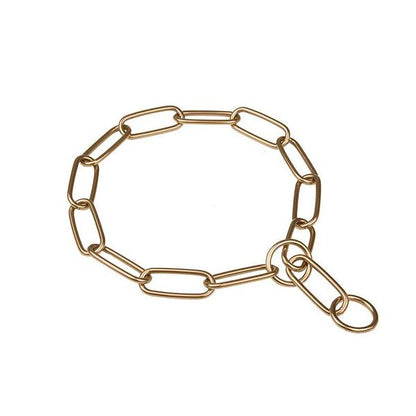 HERM SPRENGER - Curogan Long Link Fur Saver 4mm in 21-in x 4mm, durable Pet Collars & Harnesses for dogs