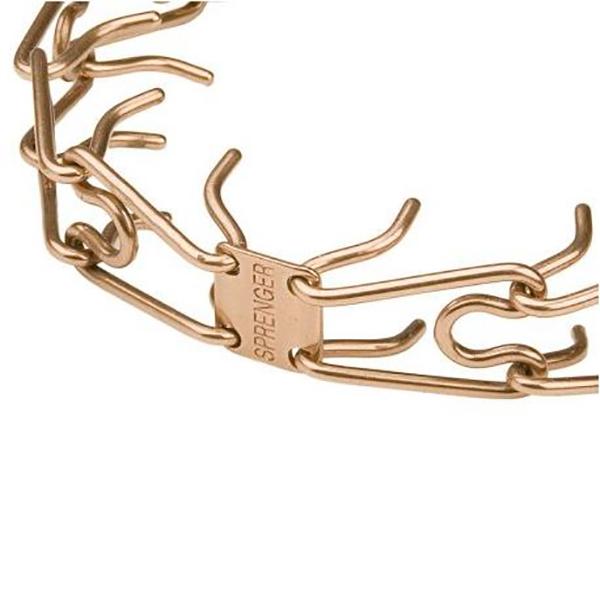 Gold prong orders collar