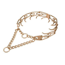 HERM SPRENGER - Curogan ULTRA-PLUS Training Collar with Center-Plate and Assembly Chain in 16-in X 2.25 mm, durable Pet Collars & Harnesses for dogs