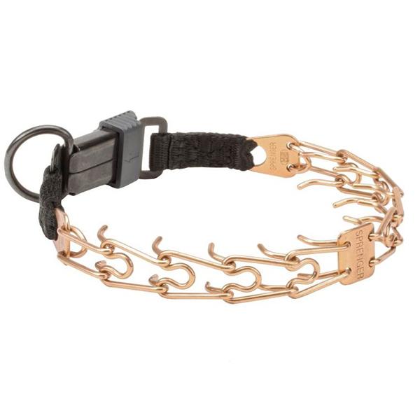 Herm Sprenger Curogan Prong Collar with Quick Release Buckle Collar German Shepherd Shop 