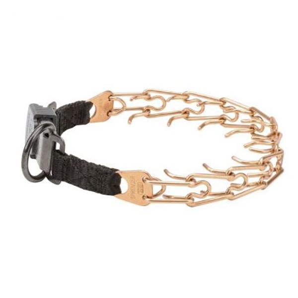 HERM SPRENGER - Curogan ULTRA-PLUS Training Collar with Center-Plate and ClicLock Quick-Release Buckle in , durable Pet Collars & Harnesses for dogs