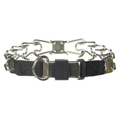 HERM SPRENGER - Stainless Steel ULTRA-PLUS Training Collar with Center-Plate and ClicLock Quick-Release Buckle in , durable Pet Collars & Harnesses for dogs