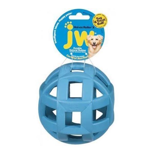 JW Pet - Hol-ee Roller X Toy- 5" in Light Blue, durable Dog Toys for dogs