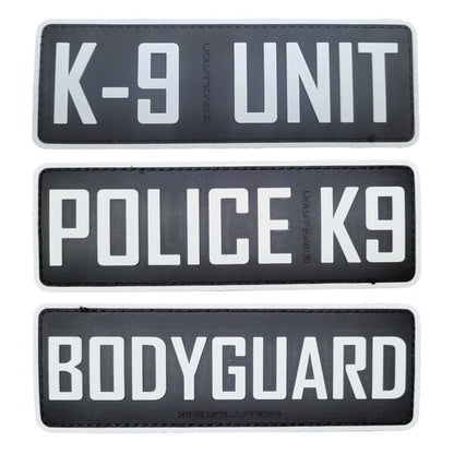 K9 EVOLUTION - ID Patch 3D Big 6" x 2" in , durable Pet Collars & Harnesses for dogs