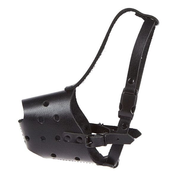 K9 EVOLUTION - Leather Orca Muzzle in , durable for dogs