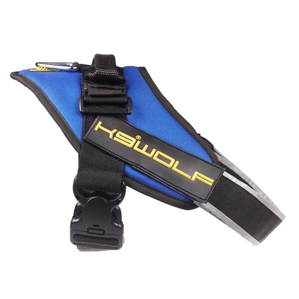 K9 EVOLUTION - Multi Purpose Harness Blue in Medium (23-29 in), durable for dogs