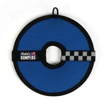 Katie's Bumpers - Frequent Flyer Circle Dog Fetch Toy in Blue, durable for dogs